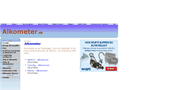 Desktop Screenshot of alkometer.dk