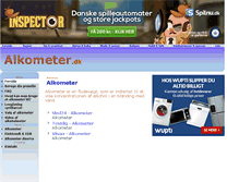 Tablet Screenshot of alkometer.dk
